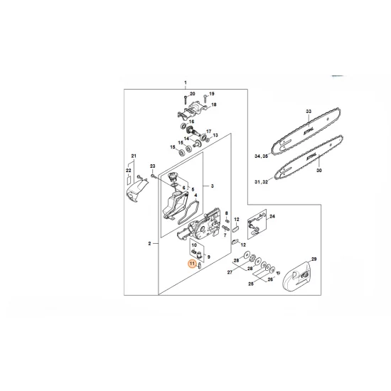 STIHL  Pompa olejowa 4138 640 3200